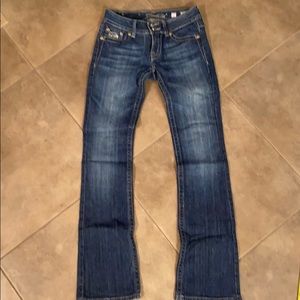 Miss Me jeans with silver bling.